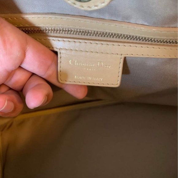 CHRISTIAN DIOR PANAREA QUILTED TOTE BAG - Picture 9 of 9